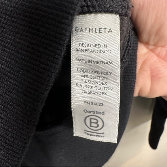 Athleta SZ S Triumph Printed Hoodie Jacket Brown Black Leopard Full Zip - Picture 6 of 7